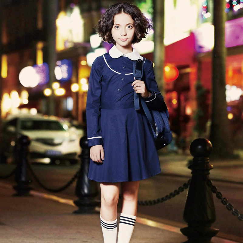 Wholesale Designs Stylish Design Middle School Uniform Dress