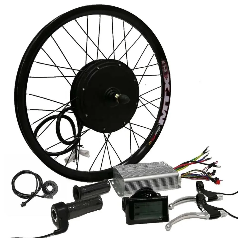 26''27.5"28"700c Rim Bruscless Ebike Kit 48V 2000 واط كهربائي مجموعة الدراجات الهوائية لدراجة هوائية كهربائية على الطريق