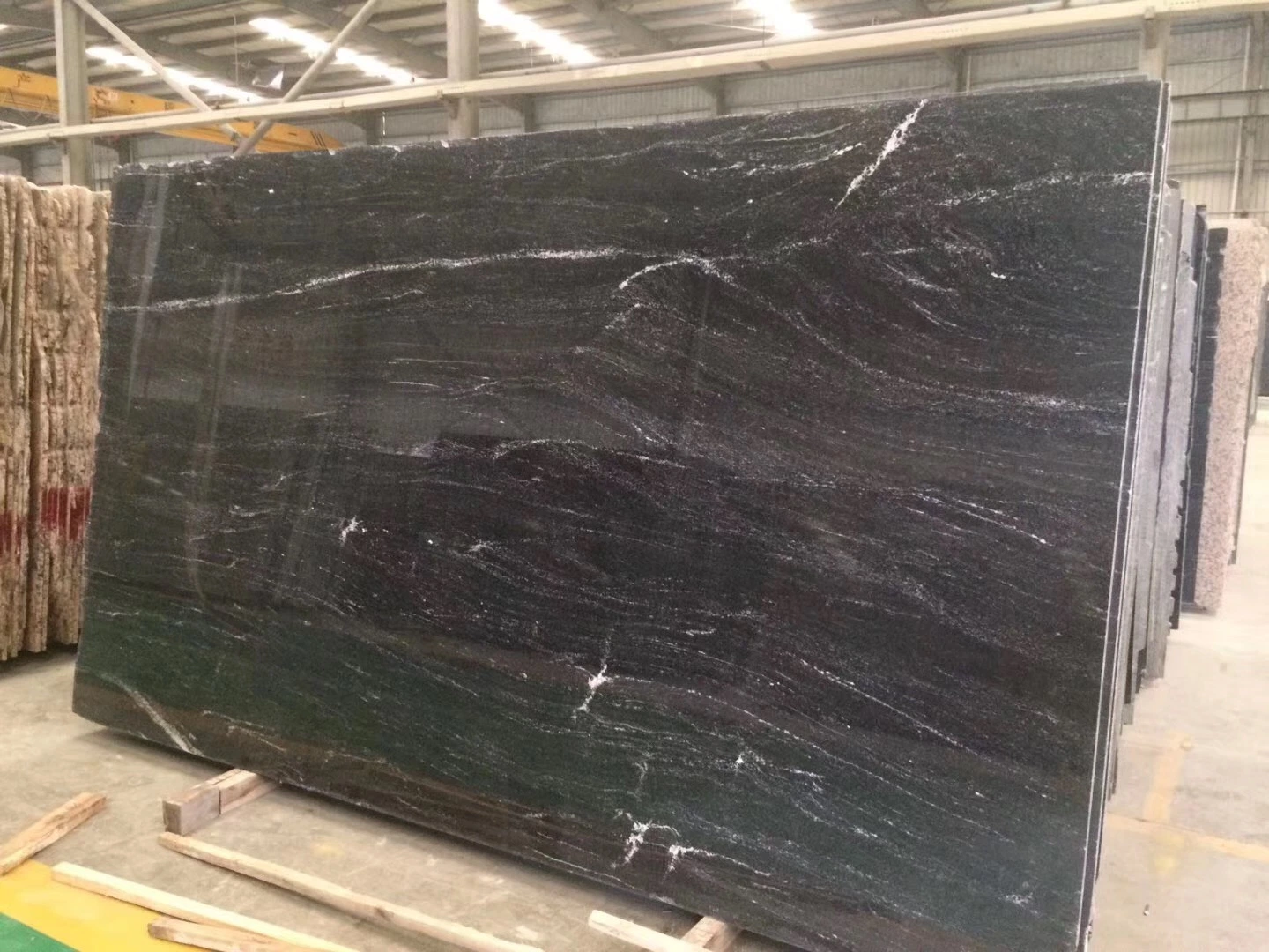 Natural Stone black/white/grey  Cloud Black polished/honed/flamed/Brushed/Sawn Granite slabs for interiors/ exterior/outdoor floor/wall