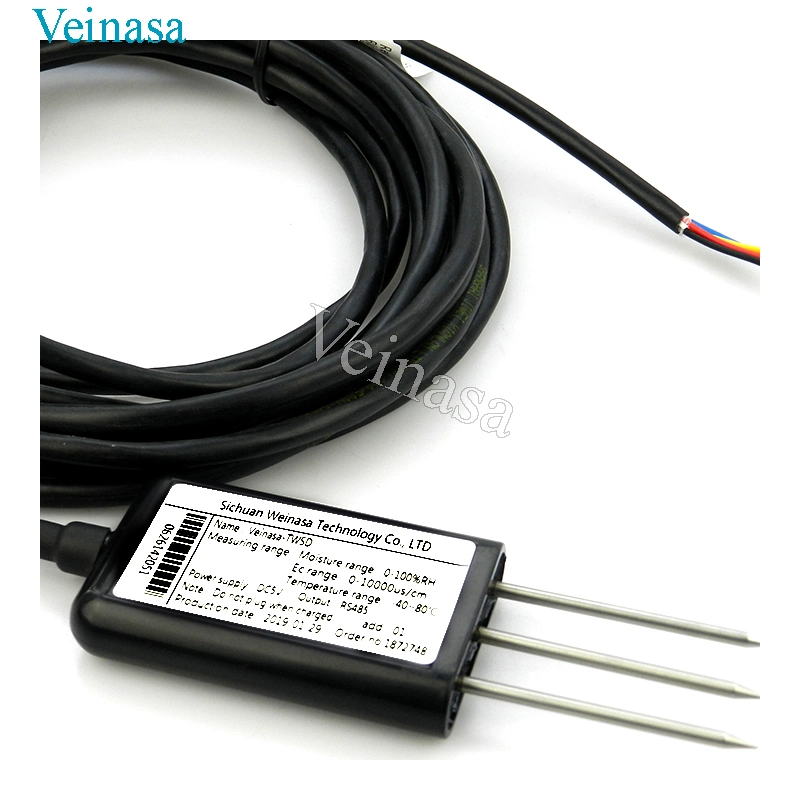 Veinasa-Twsd Zigbee Soil Testing Equipment Integrated Temperature and Humidity Conductivity Sensor