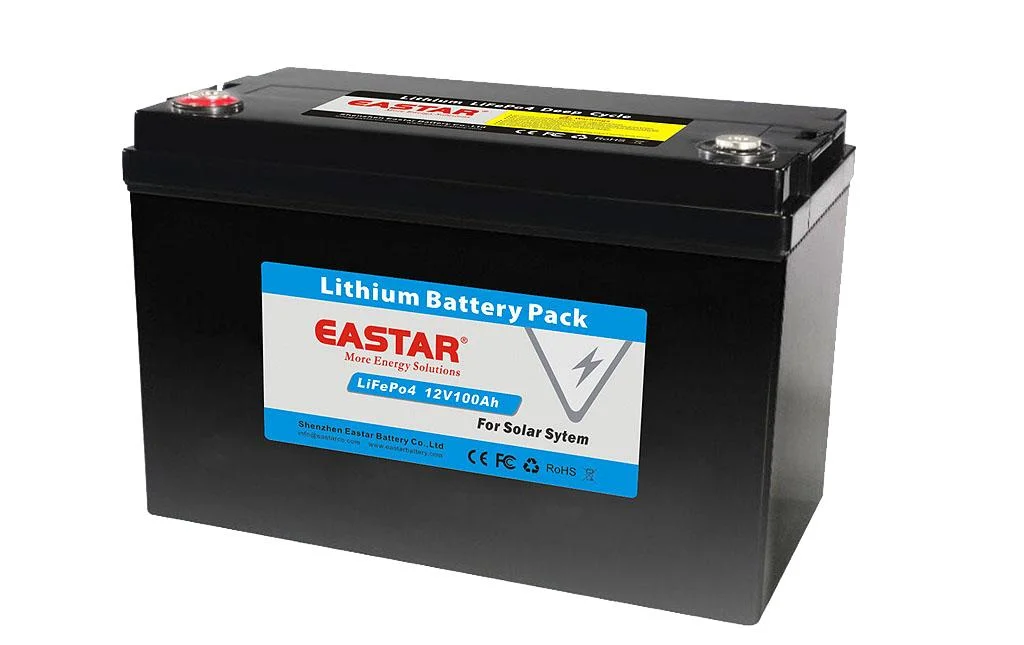 LiFePO4 Battery Pack Lithium 12V 100ah Batteries for Forklift Truck Solar System