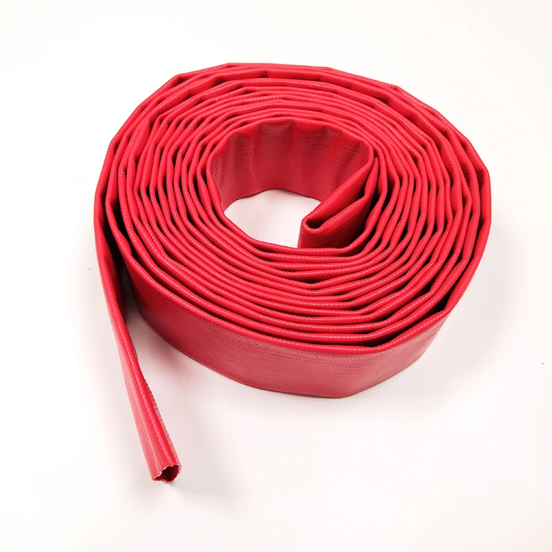 Flexible Plastic Tubing PVC Layflat Drag Hose with Resistant RO Abrasion and Tear