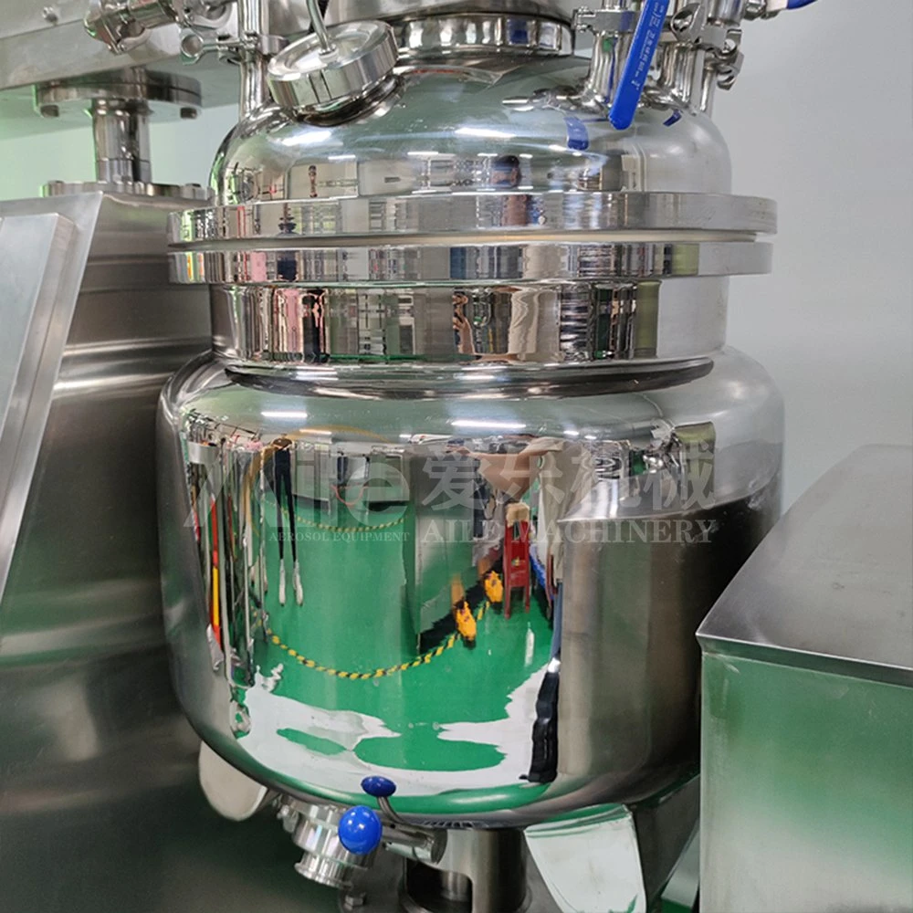 Lifting Type 50L Vacuum Emulsifying Mixer Homogenizer Machine