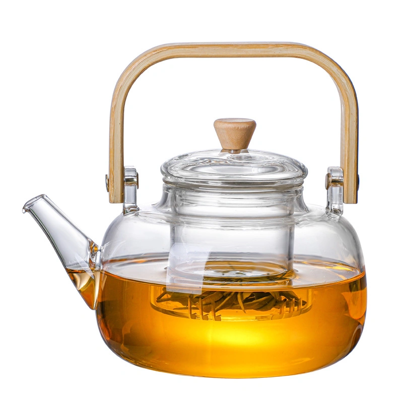 Manufacturers Wholesale/Supplier Beam Pot Glass Tea Pot Boiling Teapot Tea Health Pot