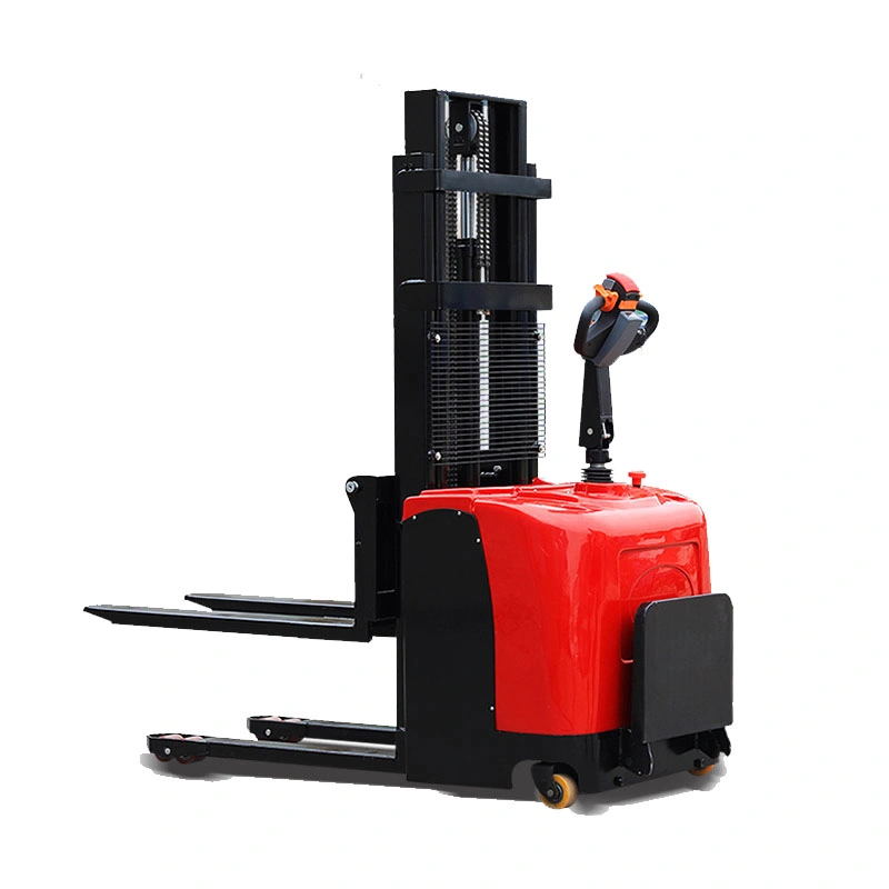 1.5ton Stand Drive Full Electric Pallet Stacker Electric Forklift