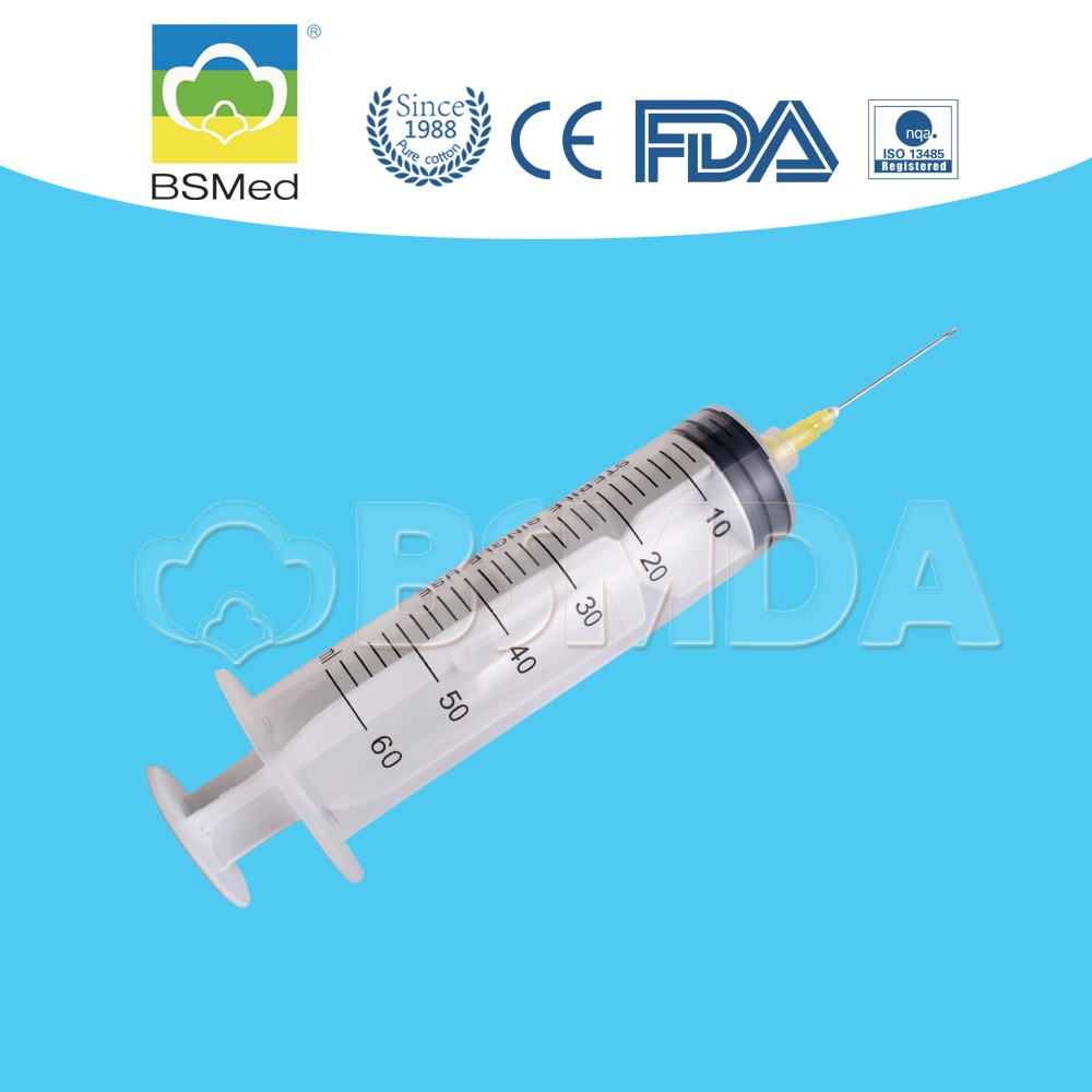 3 Parts Plastic Sterile Disposable Syringe