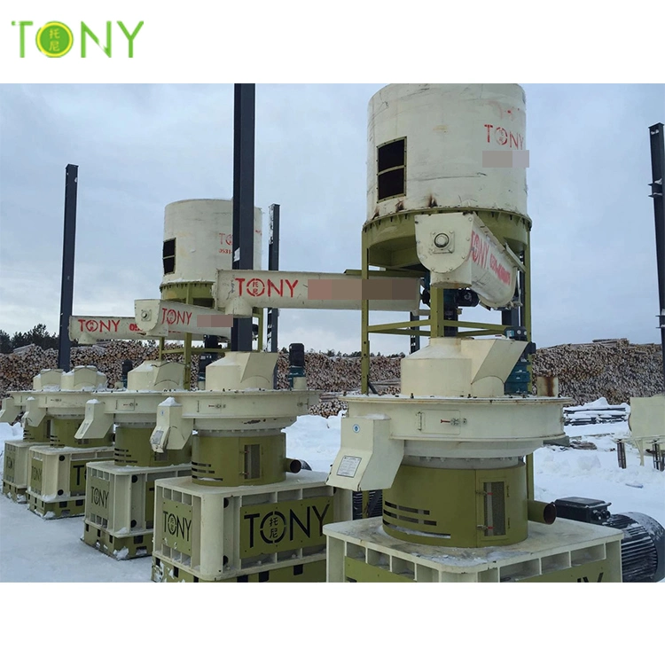 Tony Hot Sale 3-4tons/Hr Wood Log Pellet Production Line Biomass Wood Pellet Line Wood Pellet Plant Sawdust Pellet Making Line Straw Pellet Line