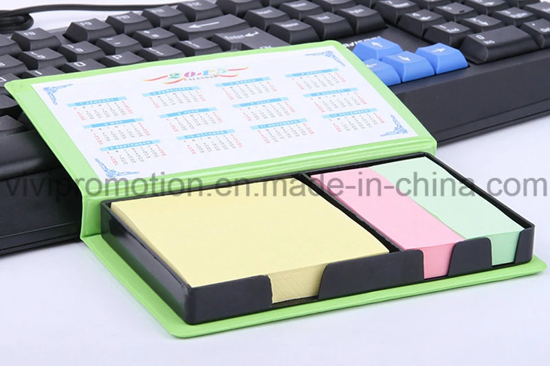 PU Leather Cover Notepad with Calendar Planner for Business Gift (PN0240)