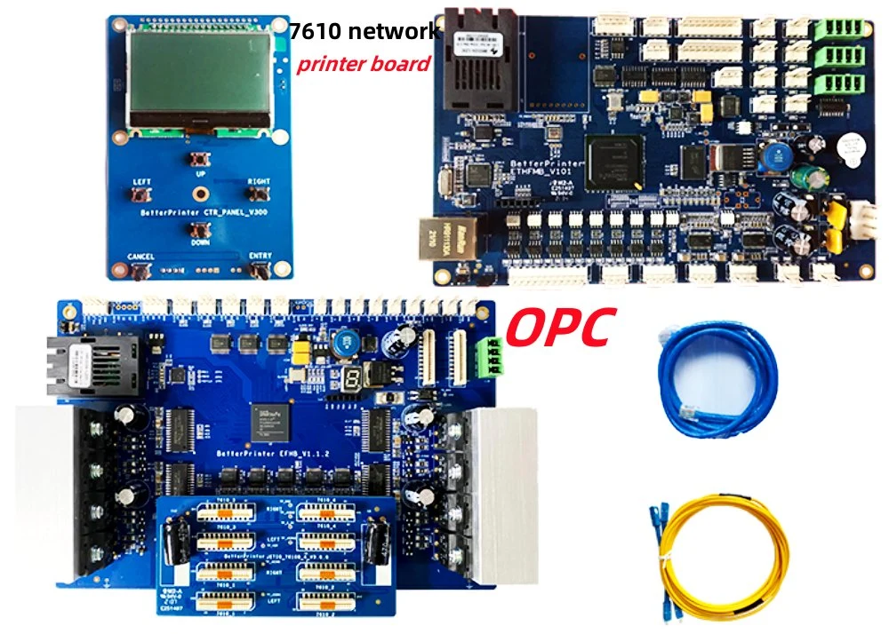 7610 Board Set Head Board Main Board Double Heads Kit Printer Parts for 7610 Solvent Inkjet Printing Machine