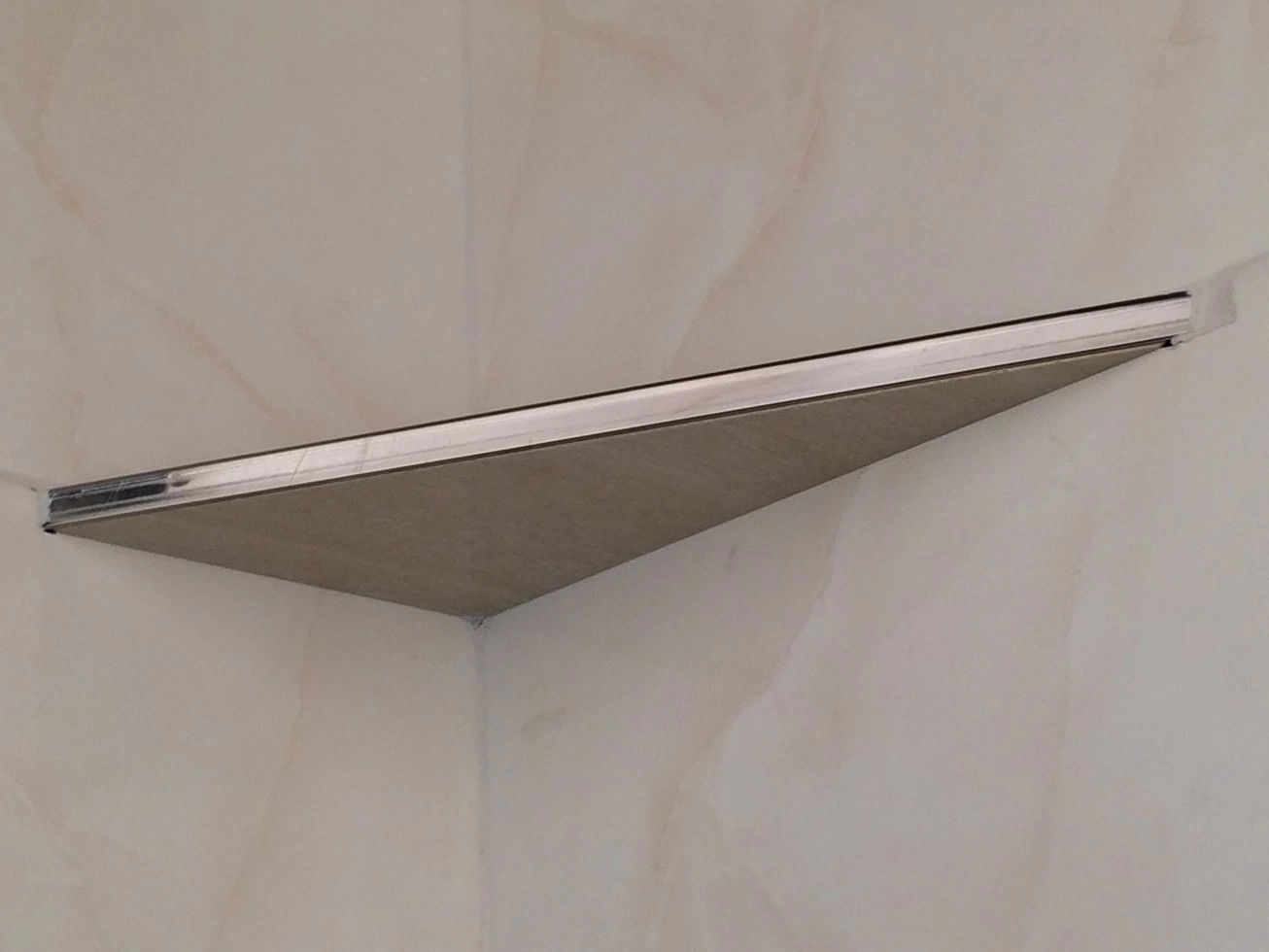 Wall Mounted 304 Stainless Steel Bathroom Triangular Shower Shelf