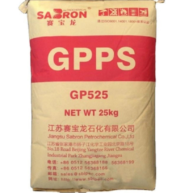 Virgin Resin GPPS for Food Grade Injection Molded Disposable Tableware Plastic Pellets