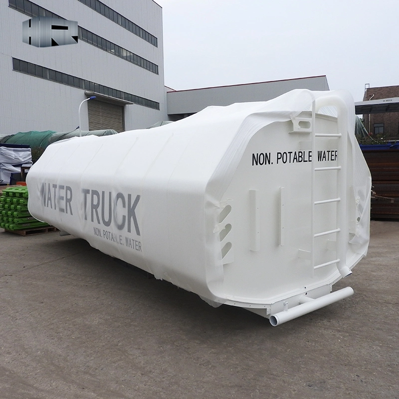 2000gl Water Treatment Stainless Steel Container Water Tank Body for Water Truck