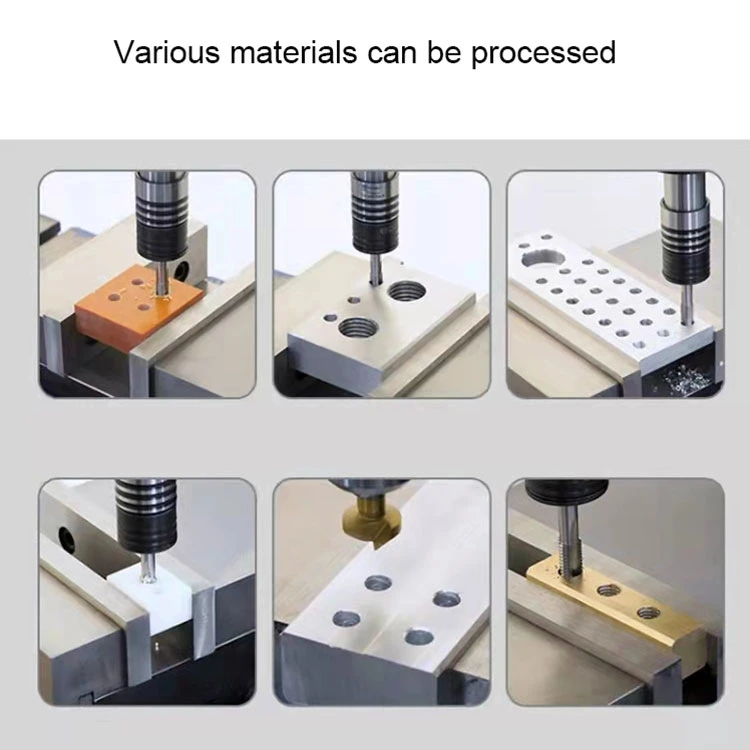 Vertical Air Blowing and Oiling Tapping Machine High Speed Electric Thread Servo Tapping Machine M3-16