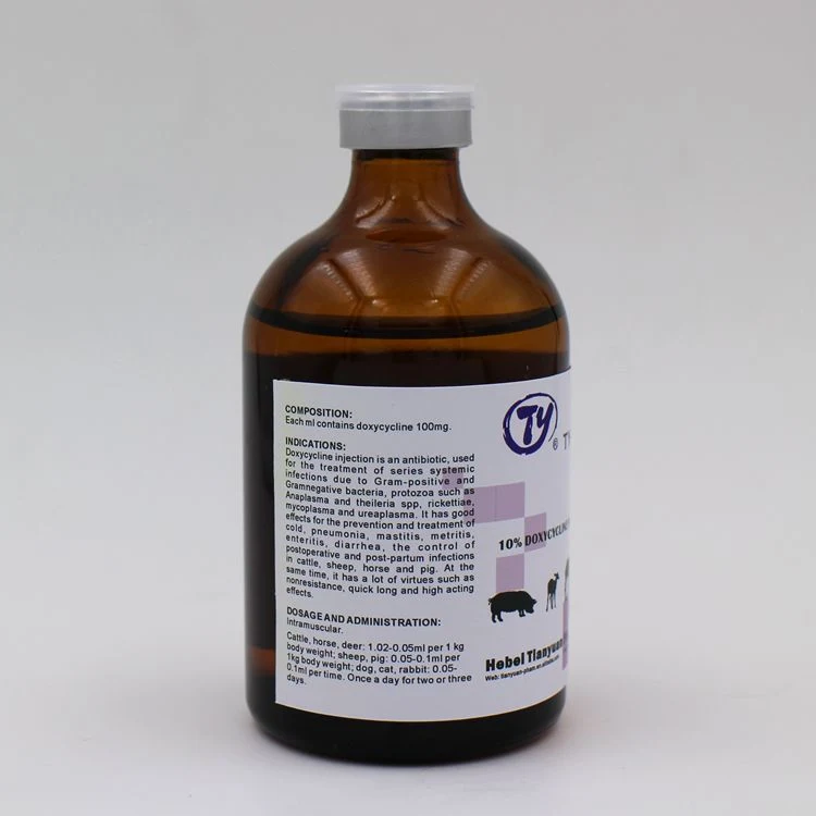 Veterinary Medicine Hydrochloride Injection 50ml and 100ml