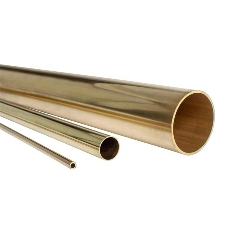 Thick Walled Brass Tube ASTM 70/30 Cuzn37 Cuzn40 Brass Pipe / Brass Tube