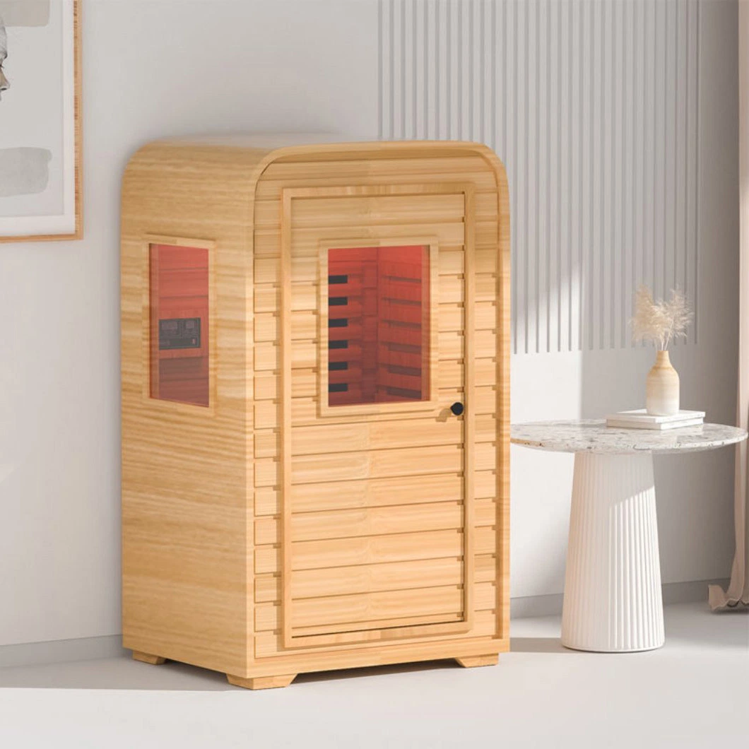 Qian Yan Baños diseños Ducha de lujo cabina China Home Sauna Y Steam Room Factory OEM personalizado rico en madera de color Sala de vapor cocido