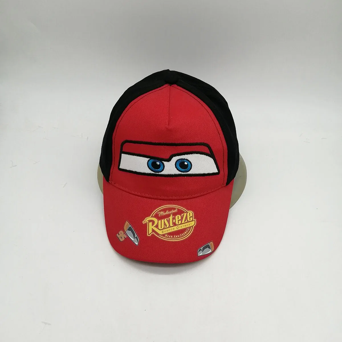 Commerce de gros d'enfants Les enfants belle caricature Image imprimée 5 Panneau de voiture de baseball brodée Enfants Enfants Sports Hat Cap BSCI Factory