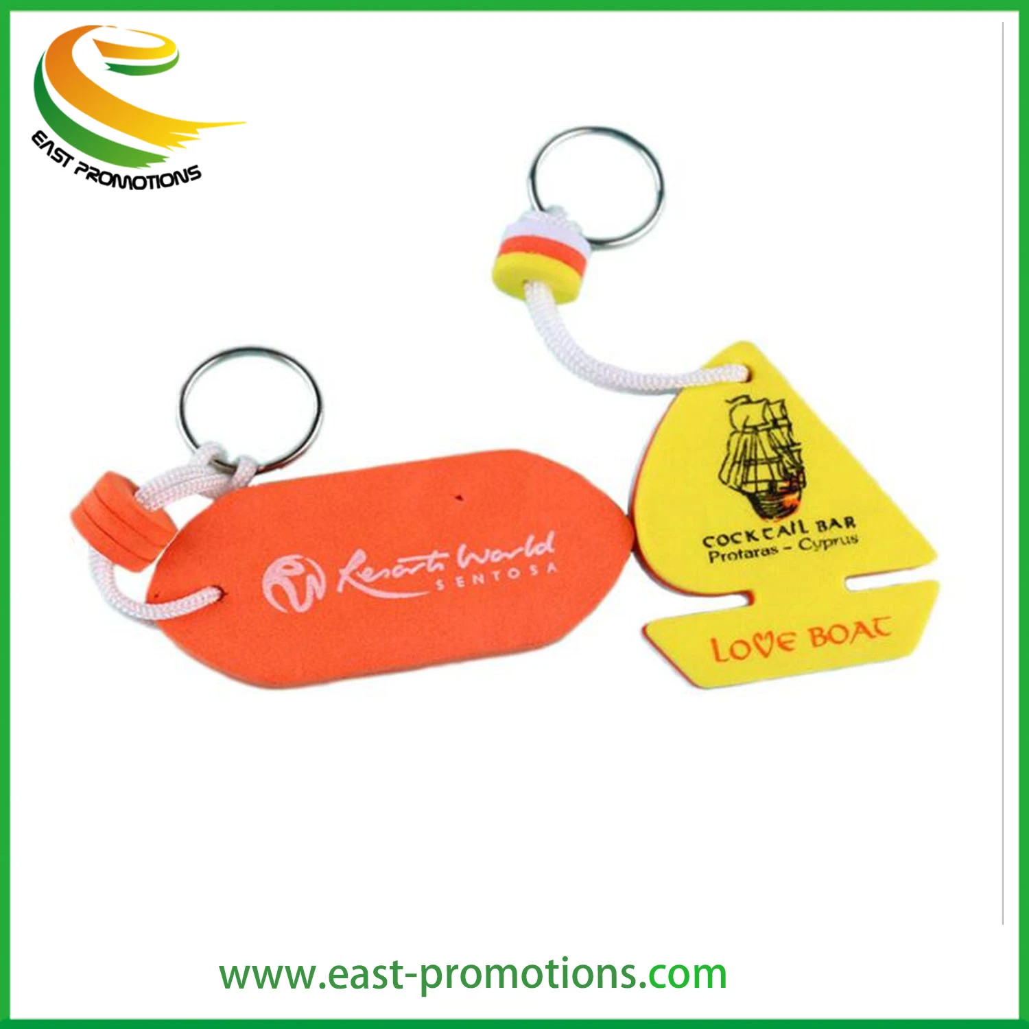 Factory Price Wholesale/Supplier EVA Floating Keychain, EVA Foam Keyring for Promotion