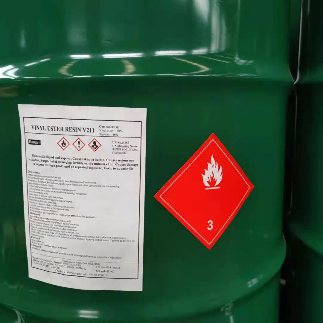 Bisphenol A (BPA) Epoxid-Vinyl Ester-Harz, Rohrzuführung, UV-härtender Harz