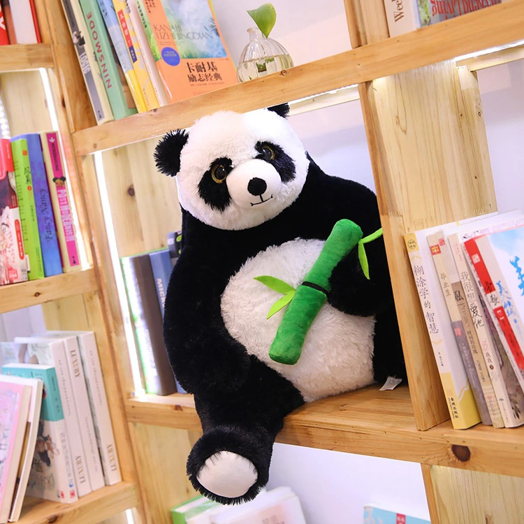 L'Amant Panda 10cm en peluche jouets en peluche -l'anneau de chaîne de clé Poignée de commande des jouets en peluche