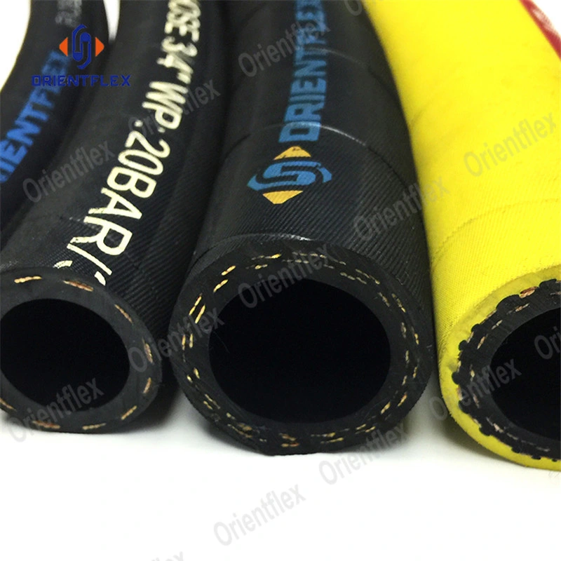 High Pressure Flexible Fabric Braided Rubber Air/Water Hose