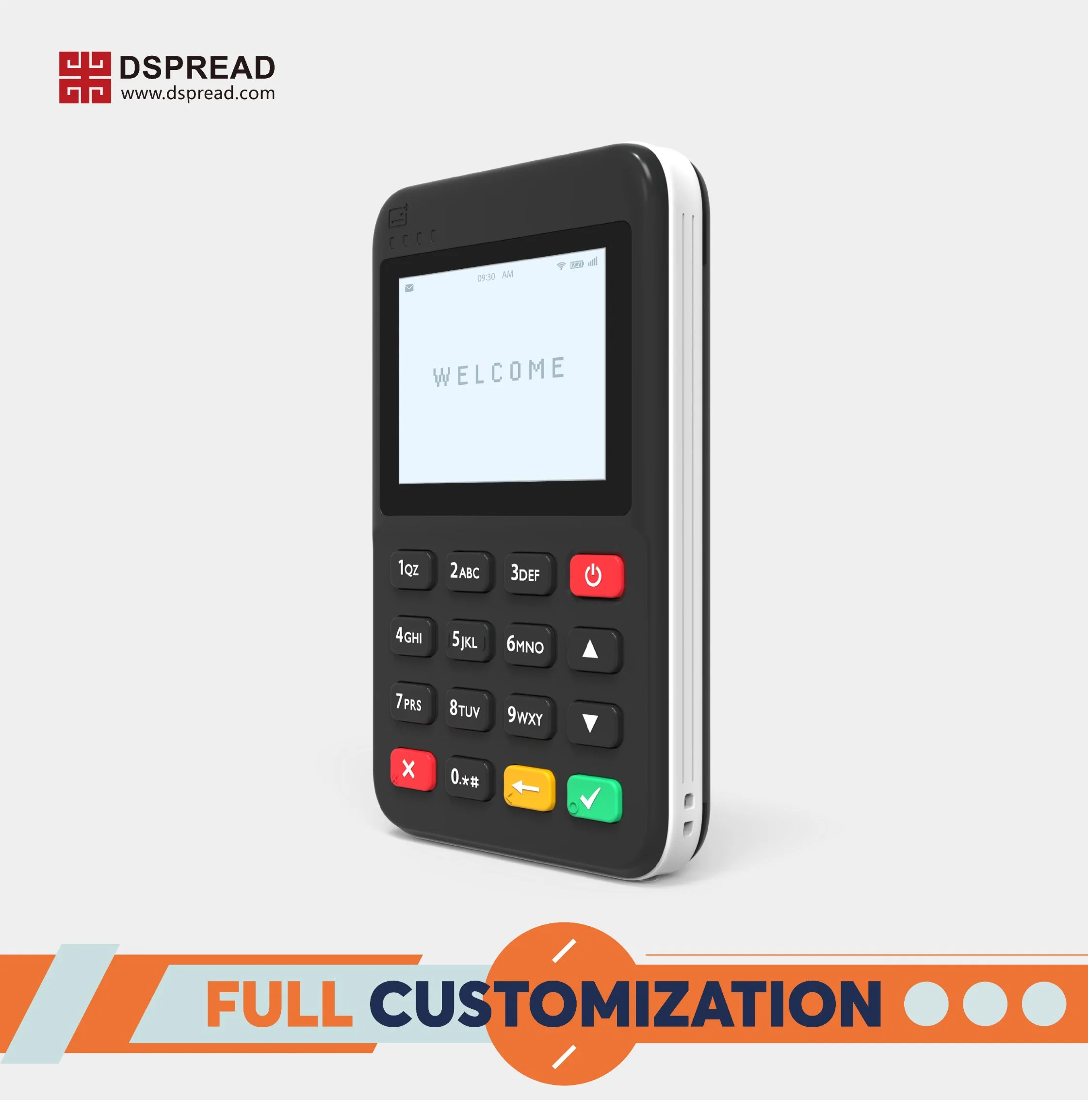 PCI EMV Paypass Paywave Approved Handheld POS