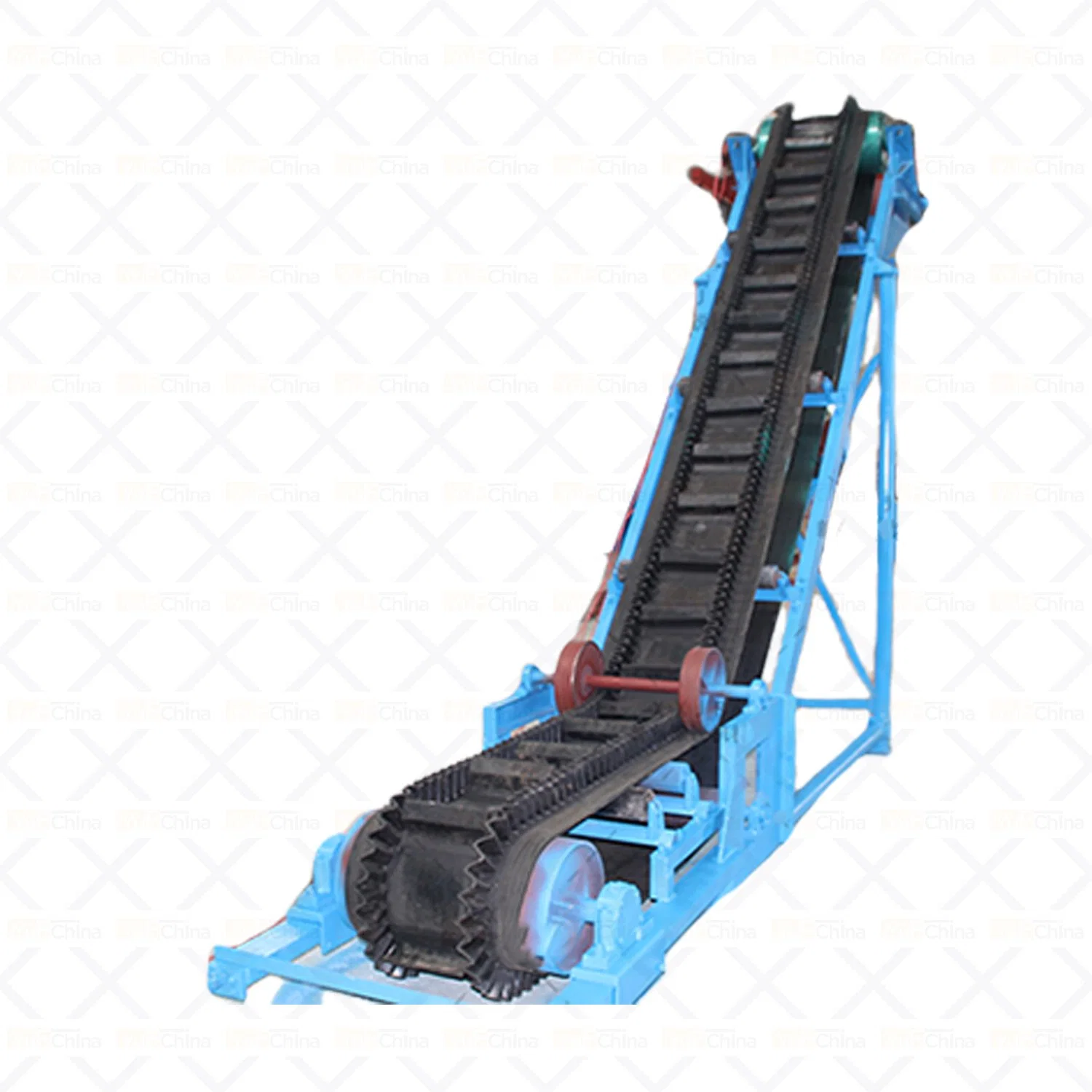 Automatic Incline Elevator Lifting Belt Conveyor System