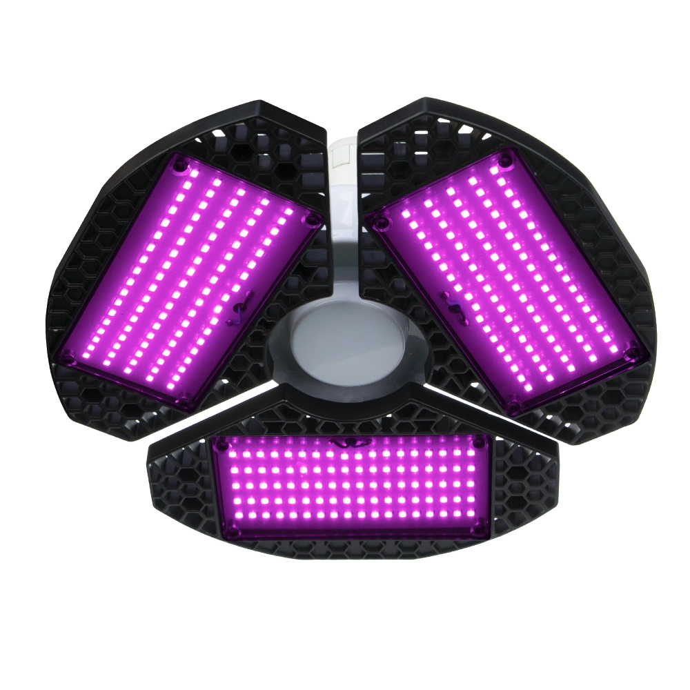 60W Full Spectrum Foldable LED Grow Lights Greenhouse High Bay Lighting