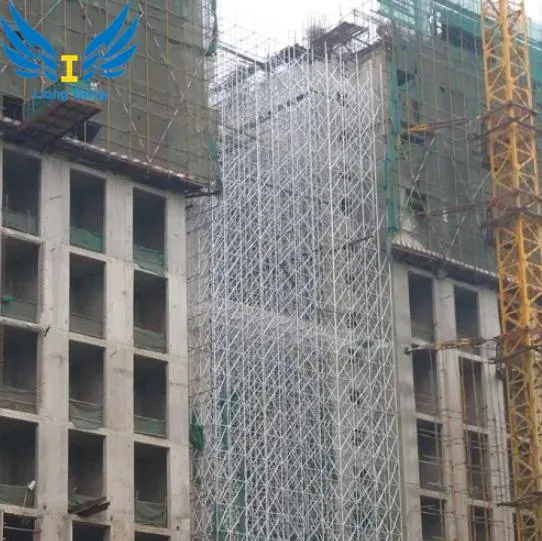 Lianggong Manufacture Adjustable Galvanized Steel Ringlock Scaffolding for Facade and Shoring Construction with Good Price