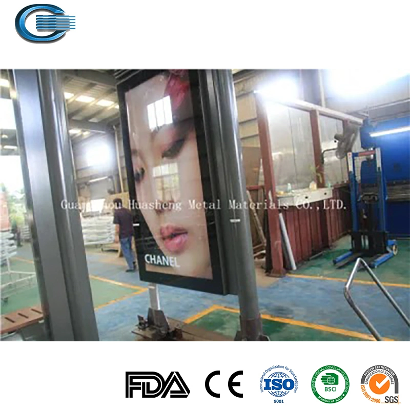 Huasheng Bus Station Ads China Bus Metal Stop Shelter Manufacturer Customized Bus Stop Shelters/ Bus Stop