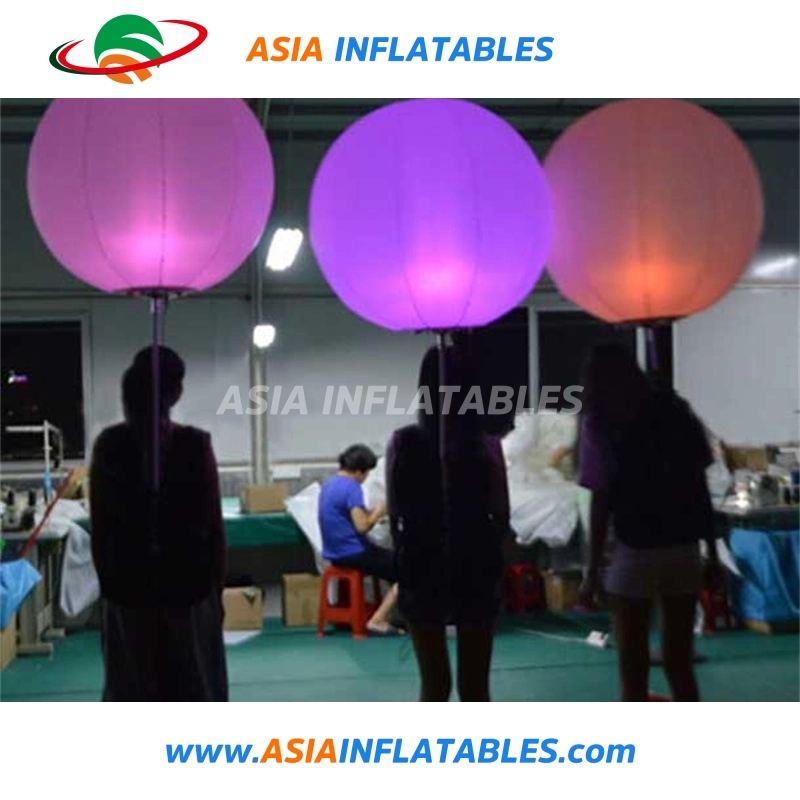 Wholesale/Supplier Sphere Inflatable Backpack Balloon Walking Advertising with LED