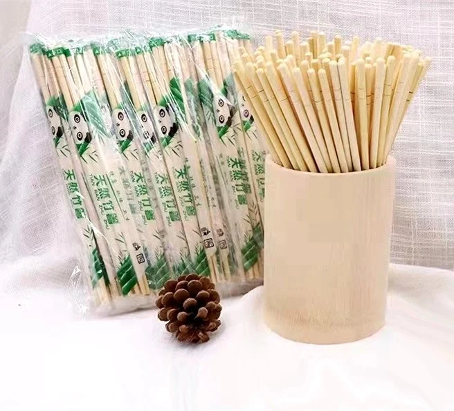 OPP Style Round Bamboo Chopsticks Disposable for Sale