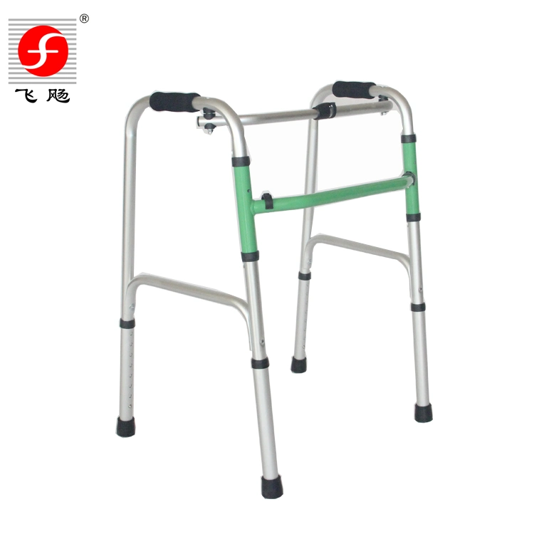 Hospital Medical Equipment Aluminum Frame Rollator Walker Walking Aids for Disabled