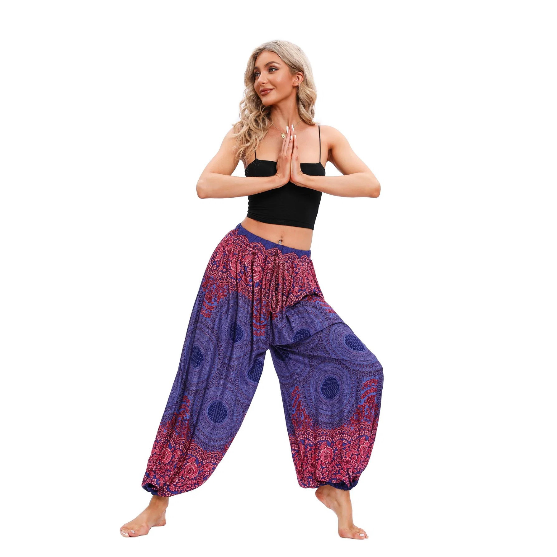 Ladies Indonesian Fashion Clothing Loose High Waist Comfortable Yoga Pants