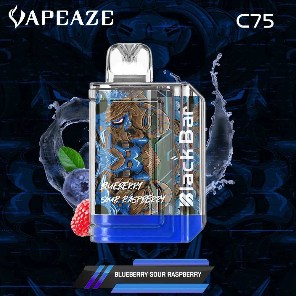 Одноразовый Вапс Клояр Черный бар 7500 puffs vape 10 ароматов 5% никотиновая сетка перезаряжаемая ручка Vape воздушный поток регулируемый стержень