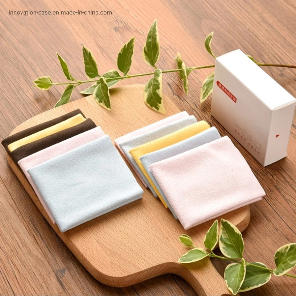 Microfiber Glasses Cleaning Cloth and Wipes; Suede Fabric Customized Glasses Cloth; Anti-Fog, 100% Cotton Eyewear Cloth