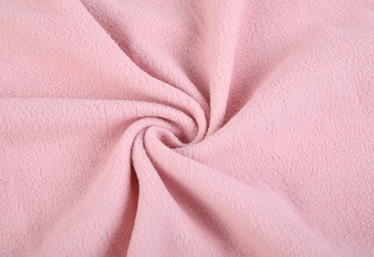 2022 Super Soft 100% Polyester Solid Polar Fleece Knit Fabric