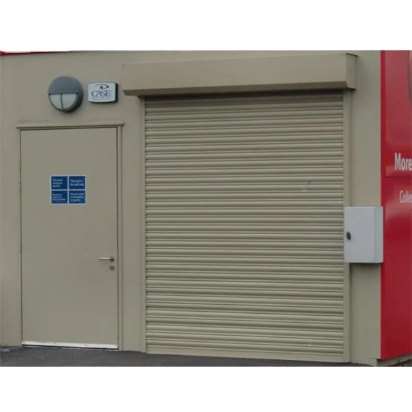 Galvanized Steel Fire Resistant Roller Door Fire Rated Rolling Door Steel Fireproof Roller Shutter