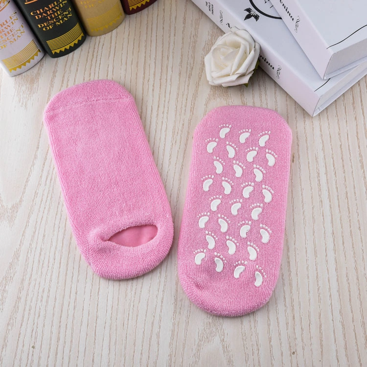 Moisturizing Gel Socks Soft Moisturizing Gel SPA Socks for Repairing and Softening Dry Cracked Feet Skins Gel Socks