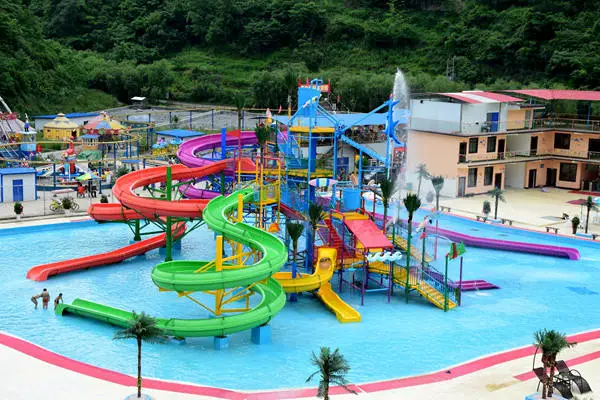 Nuevos Productos de fibra de vidrio de niños juegos de parque de agua para piscina familiar