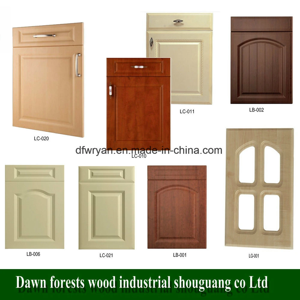 Kitchen Cabinet Parts Thermofoil PVC Film MDF Cupboard Door