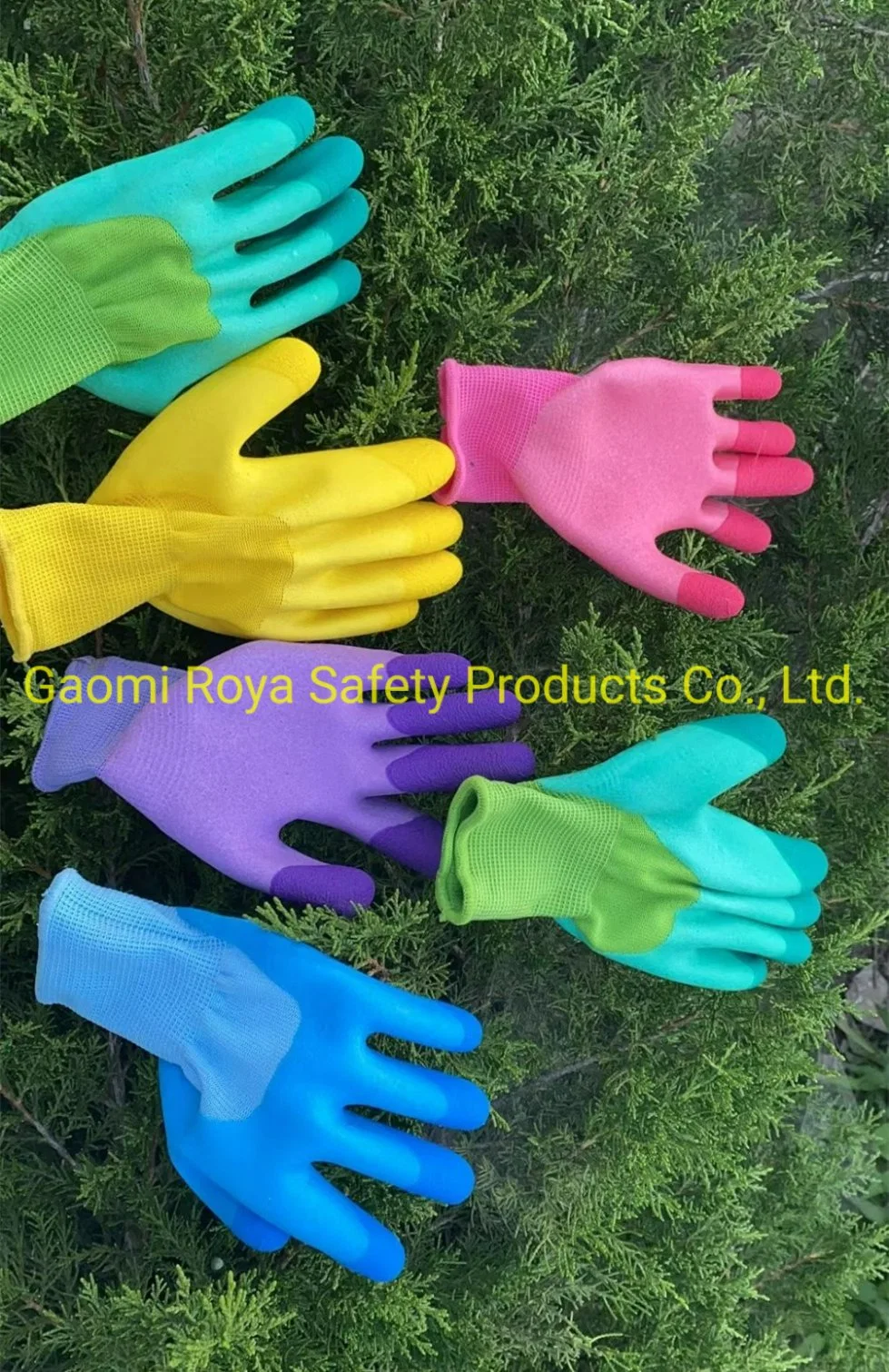 13gauge Polyester Latex Foam Gloves /Garden Gloves /Rose Picking Gloves /Guantes De Trabajo/Guantes/Mitts/Protective Hand Safety Garden Working Gloves