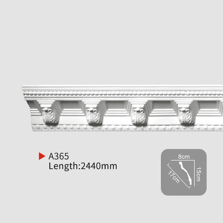 China Auuan Polyurethane Decorative Moulding PU Corner Cornice Ceiling Wall Frame