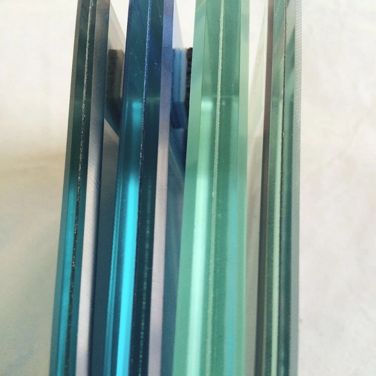 Tempered Laminated Glass with Straight Polished Edges for Exterior Building Glass