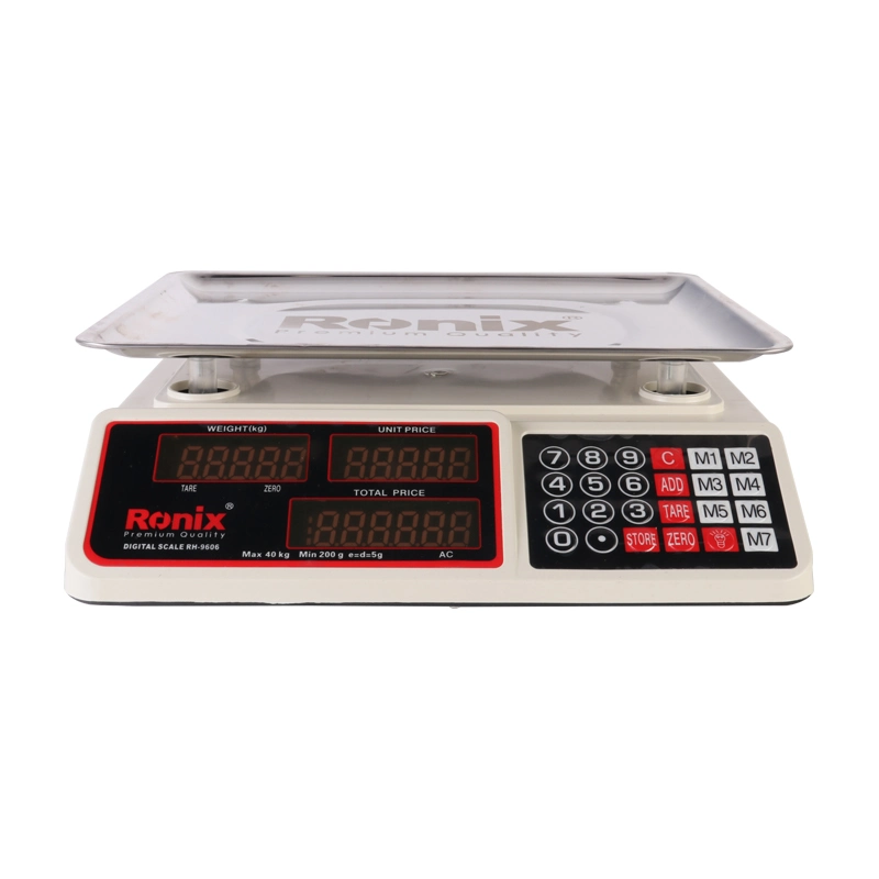 Ronix Rh-9606 balanza electrónica Comercial Peso digital digital LCD Cocina comida balanza de pesaje