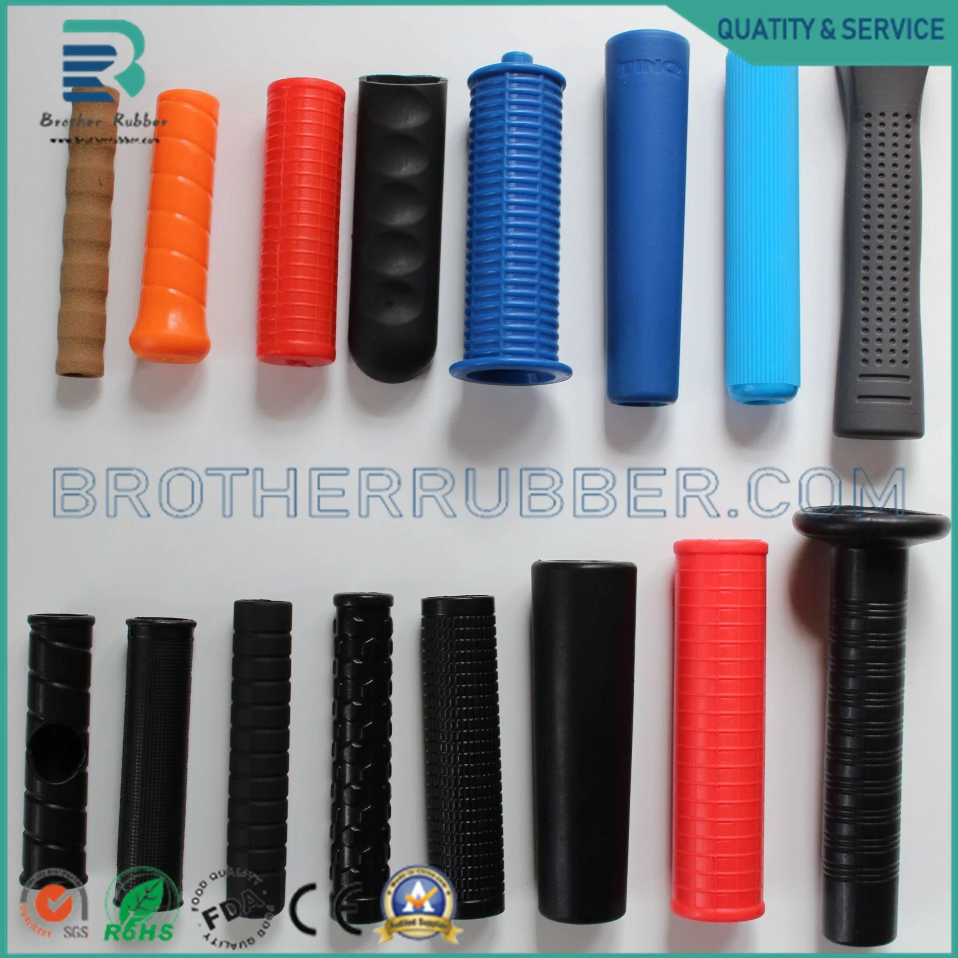 OEM Factory Customized Rubber Broom Handle Grips