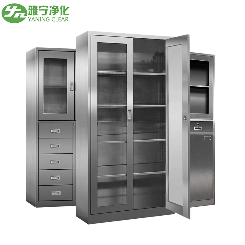 Yaning Customization Hospital Clinic Furniture Medical Clean Operation Room Anesthetist Medicine Storage with Operation Tool Storage Cbainet