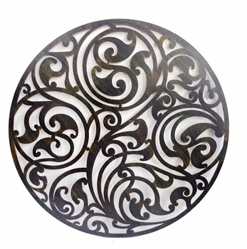 Laser Cut Black Metal Tree Wall Art Hangings Home Decor