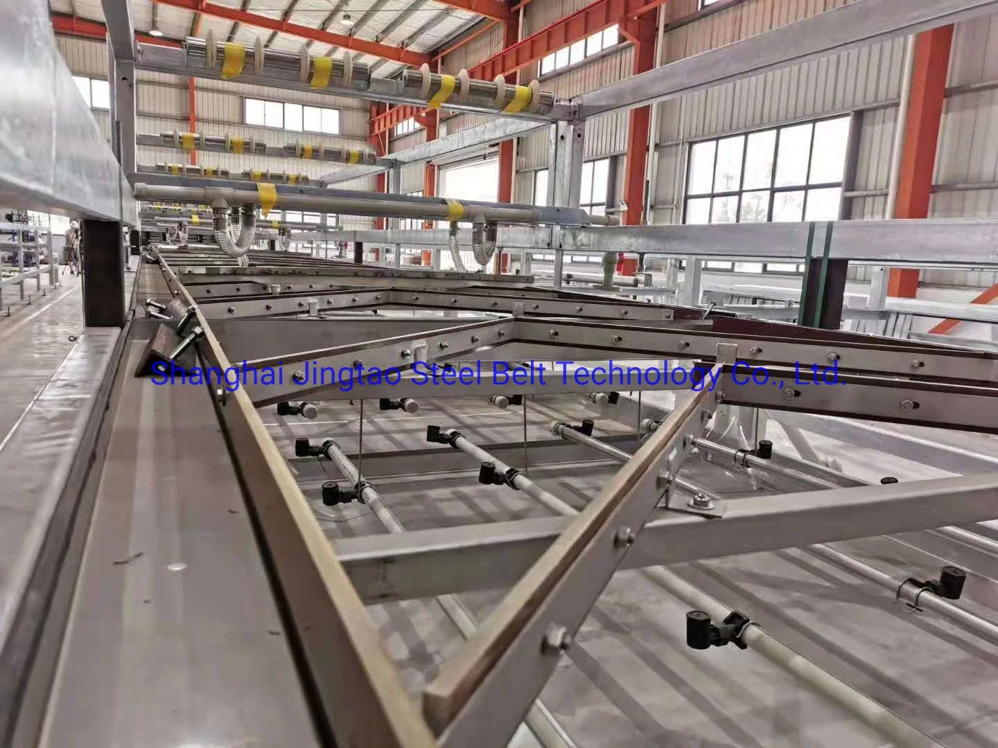 1200mm Steel Belt Width 15m Cooling Zone Double Belt Cooler Original Factory