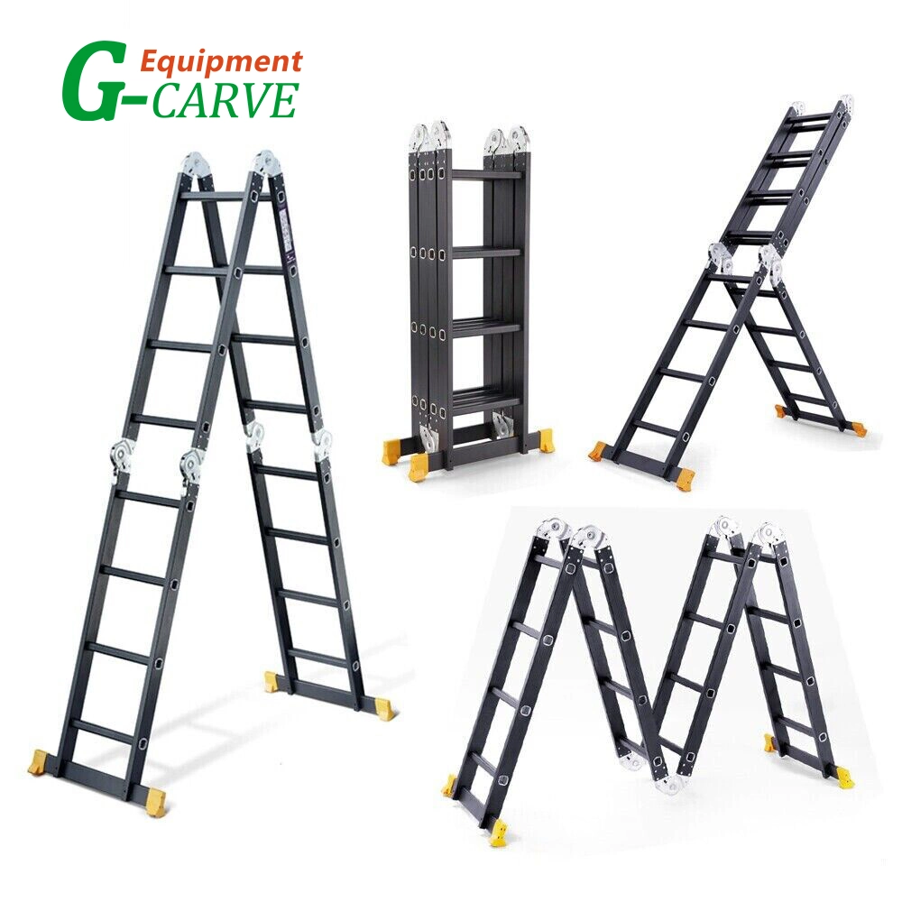 Traderight Multi Purpose Ladder Aluminium Folding Platform Extension Step